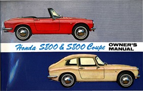 Honda S800 - Bedienungsanleitung (1966, engl.) Honda S800 - Bedienungsanleitung (1966, engl.)