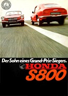 Honda S800 - Verkaufsprospekt (1968) Honda S800 - Verkaufsprospekt (1968)