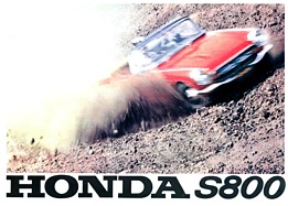 Honda S800 - Verkaufsprospekt Deutschland, 1968) Honda S800 - Verkaufsprospekt Deutschland, 1968)