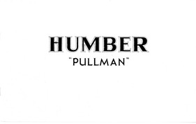 Humber Pullman (1931) - Katalog Humber Pullman (1931) - Katalog