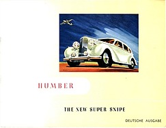 Humber Super Snipe (1938) - Verkaufsprospekt (engl.) Humber Super Snipe (1938) - Verkaufsprospekt (engl.)
