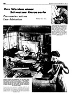 Illustrierte Automobil Revue 1/1939 - Das Werden einer Schweizer Karosserie