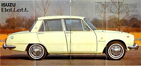 Isuzu Bellet - Verkaufsprospekt (1965, engl.) - Seiten 2 und 3 Isuzu Bellet - Verkaufsprospekt (1965, engl.) - Seiten 2 und 3