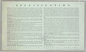 Jaguar Mark X - Verkaufsprospekt (1962, engl.) - Rückseite Jaguar Mark X - Verkaufsprospekt (1962, engl.) - Rückseite