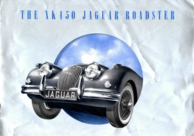 Jaguar XK 150 Roadster - Prospekt (engl) 1958 Jaguar XK 150 Roadster - Prospekt (engl) 1958