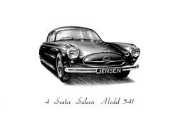 Jensen 541 - Verkaufsprospekt (1956, engl.) - Seite 4 Jensen 541 - Verkaufsprospekt (1956, engl.) - Seite 4