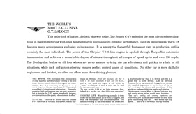 Jensen C-V8 - Verkaufsprospekt (1963, engl.) - Seite 2 Jensen C-V8 - Verkaufsprospekt (1963, engl.) - Seite 2