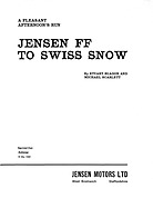 Jensen FF to Swiss Snow - Autocar (1968, engl.) Jensen FF to Swiss Snow - Autocar (1968, engl.)