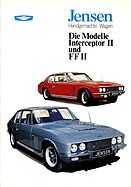 Jensen Interceptor II und FF II - Verkaufsbroschüre (1970) Jensen Interceptor II und FF II - Verkaufsbroschüre (1970)