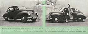 Jowett Javelin - Verkaufsprospekt (1947, engl.) - Seiten 2 und 3 Jowett Javelin - Verkaufsprospekt (1947, engl.) - Seiten 2 und 3
