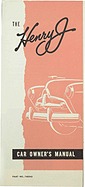 Kaiser Henry J - Handbuch (1951, engl.) Kaiser Henry J - Handbuch (1951, engl.)