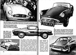 Kunststoffträume auf vier Rädern - Hobby 10/1962 - Seiten 54 und 55 Kunststoffträume auf vier Rädern - Hobby 10/1962 - Seiten 54 und 55