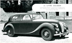 Lagonda 2 1/2 Litre - erster Verkaufsprospekt (1947, engl.) - Seite 2 Lagonda 2 1/2 Litre - erster Verkaufsprospekt (1947, engl.) - Seite 2