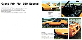 Lambardi 850 Grand Prix - Verkaufsprospekt (1970, ital.) - Seiten 2 und 3 Lambardi 850 Grand Prix - Verkaufsprospekt (1970, ital.) - Seiten 2 und 3
