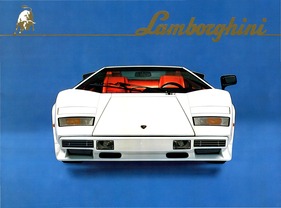 Lamborghini Countach LP 500 S - Faltprospekt (1983) Lamborghini Countach LP 500 S - Faltprospekt (1983)