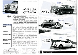 Lancia Appia und Aurelia - Prospekt (1953, franz.) Lancia Appia und Aurelia - Prospekt (1953, franz.)