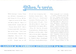 Lancia Ardea 4. Serie - Verkaufsprospekt (1950, ital., engl., franz.) - Seite 2 Lancia Ardea 4. Serie - Verkaufsprospekt (1950, ital., engl., franz.) - Seite 2