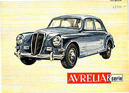 Lancia Aurelia 2. Serie - Verkaufsprospekt (1954, franz.) Lancia Aurelia 2. Serie - Verkaufsprospekt (1954, franz.)