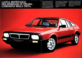 Lancia Beta Montecarlo - Prospekt (1982, ital.) - Seiten 2 und 3