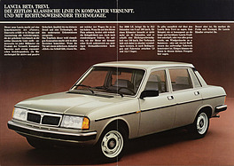 Lancia Beta Trevi – Verkaufsprospekt (1982) – Seite 2 und 3 Lancia Beta Trevi – Verkaufsprospekt (1982) – Seite 2 und 3