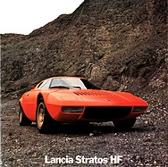 Lancia Stratos HF - Prospekt (1973, ital.) Lancia Stratos HF - Prospekt (1973, ital.)
