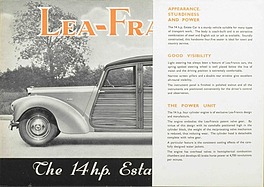Lea-Francis 14 hp Estate Car - Verkaufsprospekt (1951, engl.) - Seiten 4 Lea-Francis 14 hp Estate Car - Verkaufsprospekt (1951, engl.) - Seiten 4