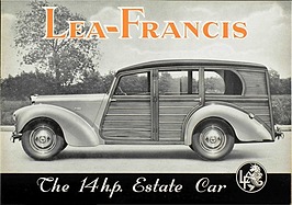 Lea-Francis 14 hp Estate Car - Verkaufsprospekt (1951, engl.) Lea-Francis 14 hp Estate Car - Verkaufsprospekt (1951, engl.)