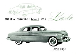 Lincoln Bj 1951 - Faltprospekt (1950, engl.) Lincoln Bj 1951 - Faltprospekt (1950, engl.)