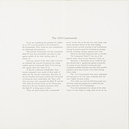 Lincoln Continental / Continental Mark IV - Verkaufsprospekt (1974, engl.) - Seite 02 Lincoln Continental / Continental Mark IV - Verkaufsprospekt (1974, engl.) - Seite 02