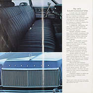 Lincoln Continental / Continental Mark IV - Verkaufsprospekt (1974, engl.) - Seite 03 Lincoln Continental / Continental Mark IV - Verkaufsprospekt (1974, engl.) - Seite 03