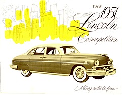 Lincoln Cosmopolitan Bj 1951 - Faltprospekt (1950, engl.) Lincoln Cosmopolitan Bj 1951 - Faltprospekt (1950, engl.)