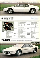 Lotus Esprit - Verkaufsprospekt (1977, engl.) Lotus Esprit - Verkaufsprospekt (1977, engl.)
