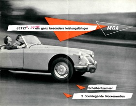MG A - Verkaufspropsekt (1958) MG A - Verkaufspropsekt (1958)