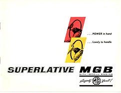 MG B - Verkaufsprospekt (1963, engl.) MG B - Verkaufsprospekt (1963, engl.)
