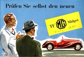MG TF - Faltprospekt (1954) MG TF - Faltprospekt (1954)