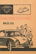 Maico 500 (1957) - Presseinformation Maico 500 (1957) - Presseinformation