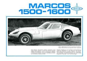 Marcos 1500/1600 - Prospekt (f/d,1967) Marcos 1500/1600 - Prospekt (f/d,1967)