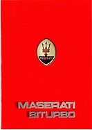 Maserati Biturbo - 2.5 Liter Verkaufsprospekt (1985) Maserati Biturbo - 2.5 Liter Verkaufsprospekt (1985)