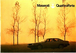 Maserati Quattroporte III - Verkaufsprospekt (1980, ital.) Maserati Quattroporte III - Verkaufsprospekt (1980, ital.)