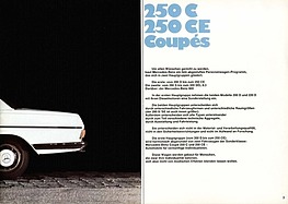 Mercedes-Benz 250 C/CE - Verkaufsprospekt (1969) - Mercedes-Benz 250 C/CE - Verkaufsprospekt (1969) -