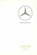 Mercedes-Benz 250 SE Coupé und Cabriolet - Verkaufsprospekt (1961) Mercedes-Benz 250 SE Coupé und Cabriolet - Verkaufsprospekt (1961)