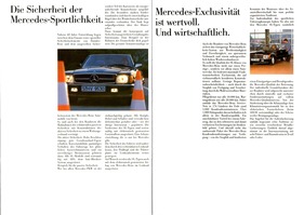 Mercedes SL R107 - Verkaufsprospekt 1985 - Seite 13 (1985)