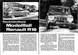 Modellfall Renault R16 - Platz ist keine Hexerei - Hobby Heft 3/1965 - Seiten 28 und 29 Modellfall Renault R16 - Platz ist keine Hexerei - Hobby Heft 3/1965 - Seiten 28 und 29