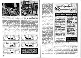 Modellfall Renault R16 - Platz ist keine Hexerei - Hobby Heft 3/1965 - Seiten 32 und 33 Modellfall Renault R16 - Platz ist keine Hexerei - Hobby Heft 3/1965 - Seiten 32 und 33