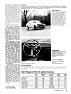 Mögen Sie Süsses - Test Peugeot 104 - Auto Revue 5/1973 - Seite 18 Mögen Sie Süsses - Test Peugeot 104 - Auto Revue 5/1973 - Seite 18