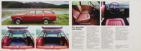 Morris Marina 1.8 Estate – Verkaufsprospekt (1974) – Seite 2 und 3 Morris Marina 1.8 Estate – Verkaufsprospekt (1974) – Seite 2 und 3