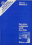 Morris Marina Mk 2 – Pressemappe (1976, engl.) Morris Marina Mk 2 – Pressemappe (1976, engl.)