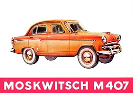 Moskwitsch M407 (1961) - Verkaufsprospekt Moskwitsch M407 (1961) - Verkaufsprospekt