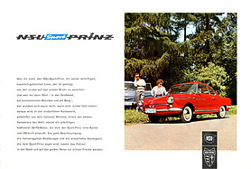 NSU Sport Prinz - Verkaufsprospekt (1961) NSU Sport Prinz - Verkaufsprospekt (1961)