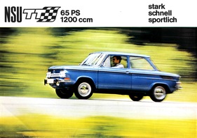 NSU TT - Verkaufsprospekt 1968 NSU TT - Verkaufsprospekt 1968